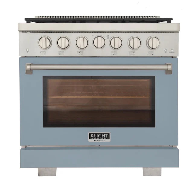 36 5.2 cu. ft. Propane Gas Range Light Blue C520410