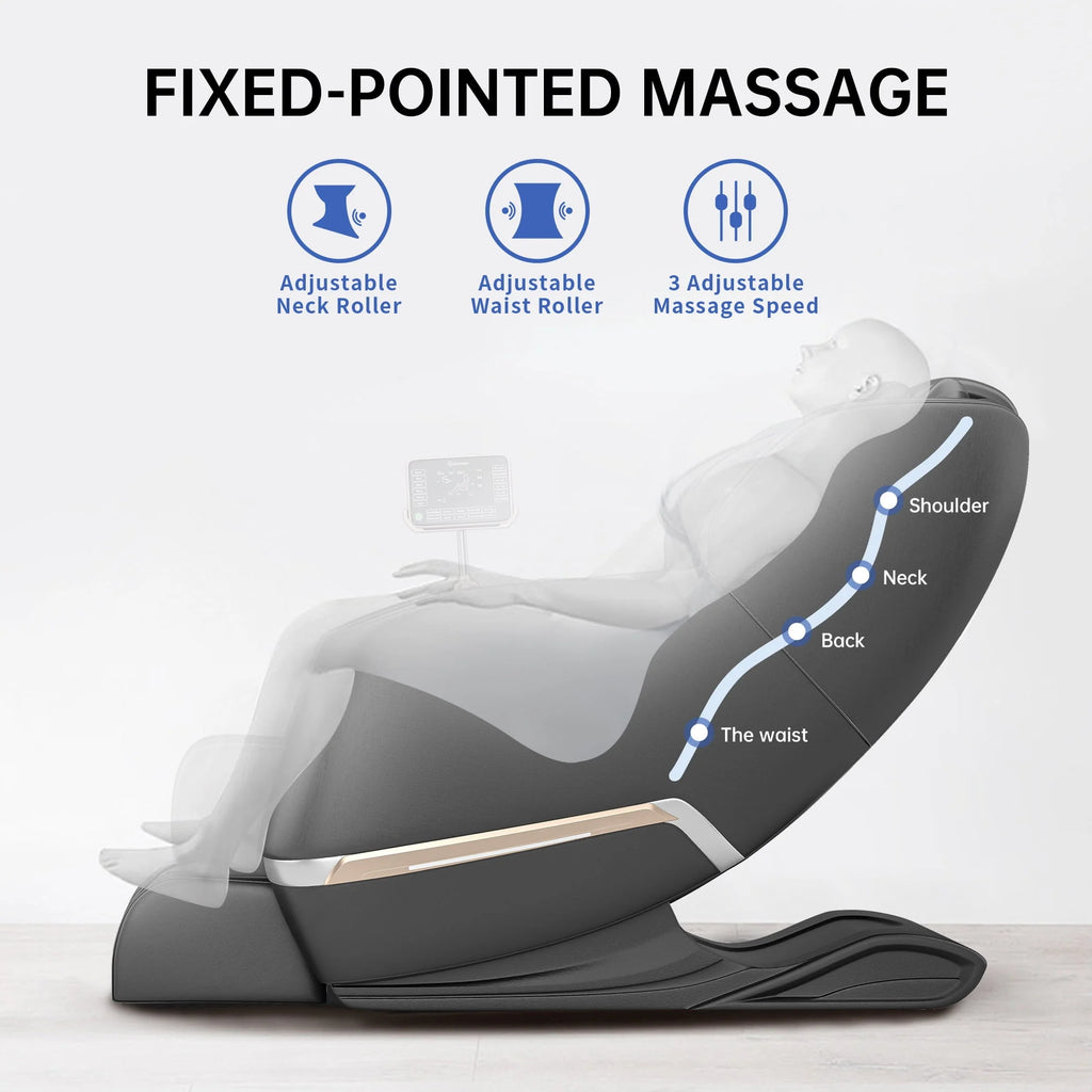 Black Zero Gravity Electric Massage Chair D84114