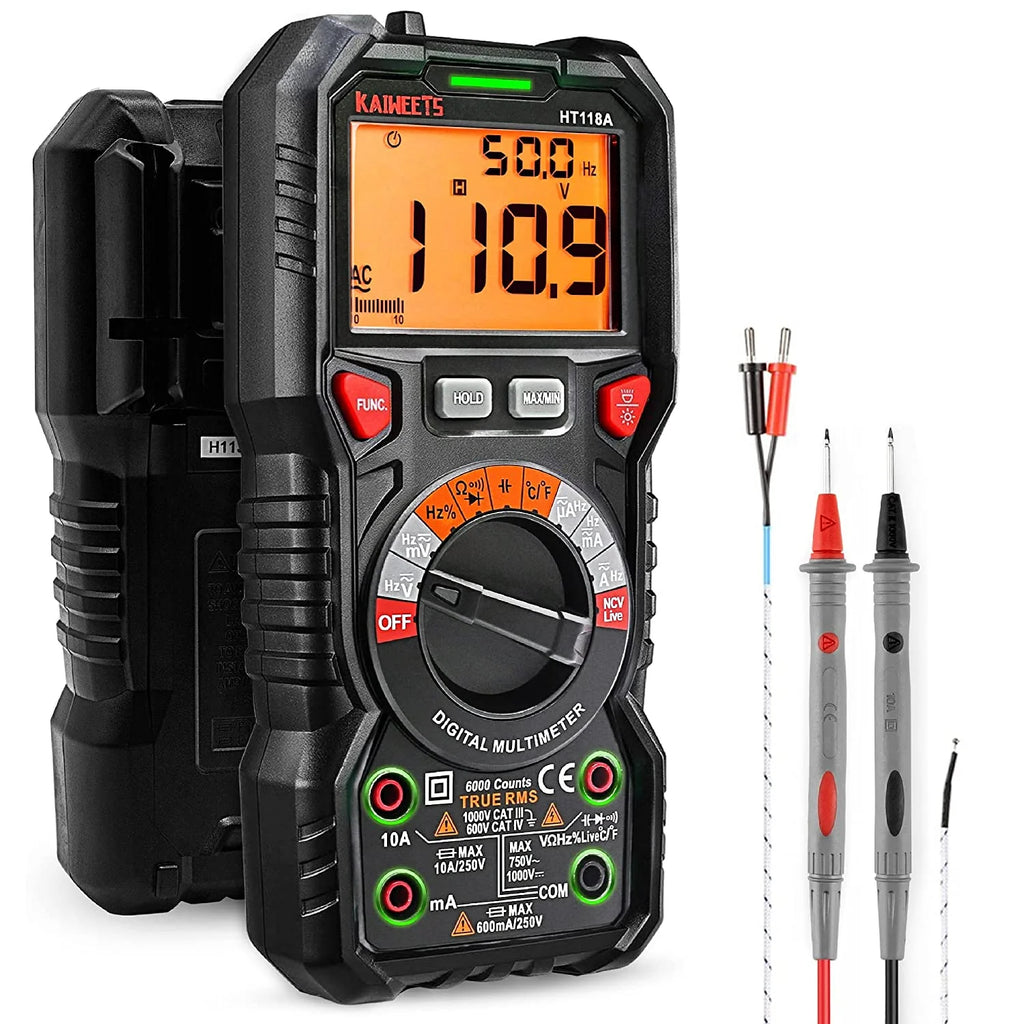 Auto-Ranging Digital Multimeter TRMS 6000 Counts V9940