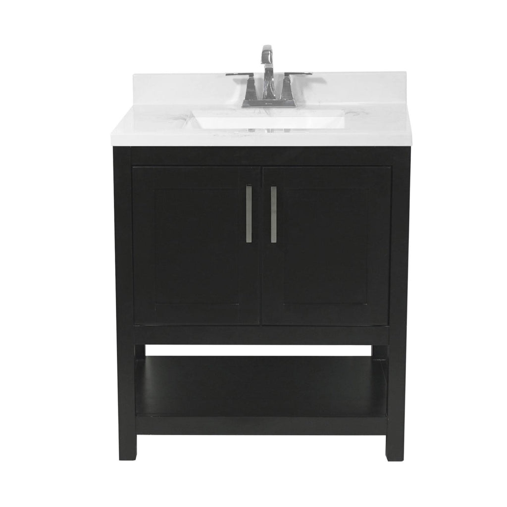 Bath Vanity with Cultured Marble or Quartz Stone Top J53714
