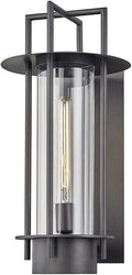 Bronze Clear Glass Wall Sconce G5128