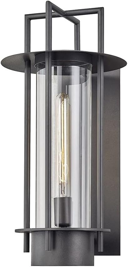 Bronze Clear Glass Wall Sconce G5128