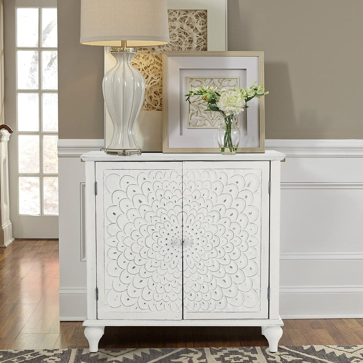 White 2 Door Storage Cabinet U630