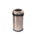 16 Gallon Rose Gold Steel Trash Can U47151