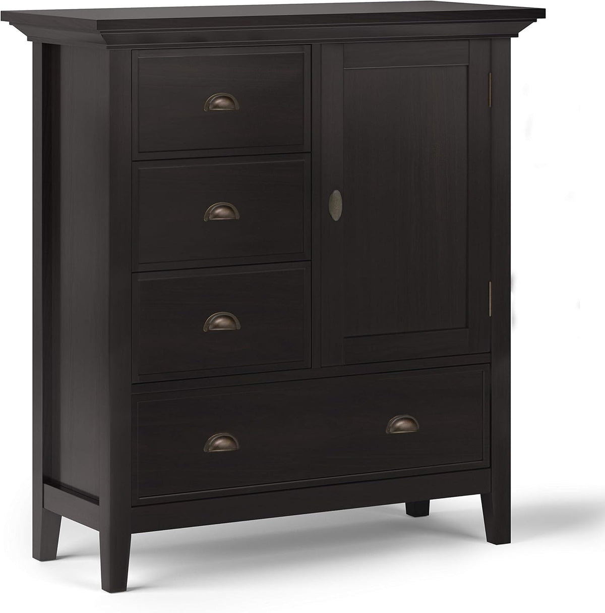 Solid Wood 39 inch Wide Storage Cabinet with 3 Drawers D345