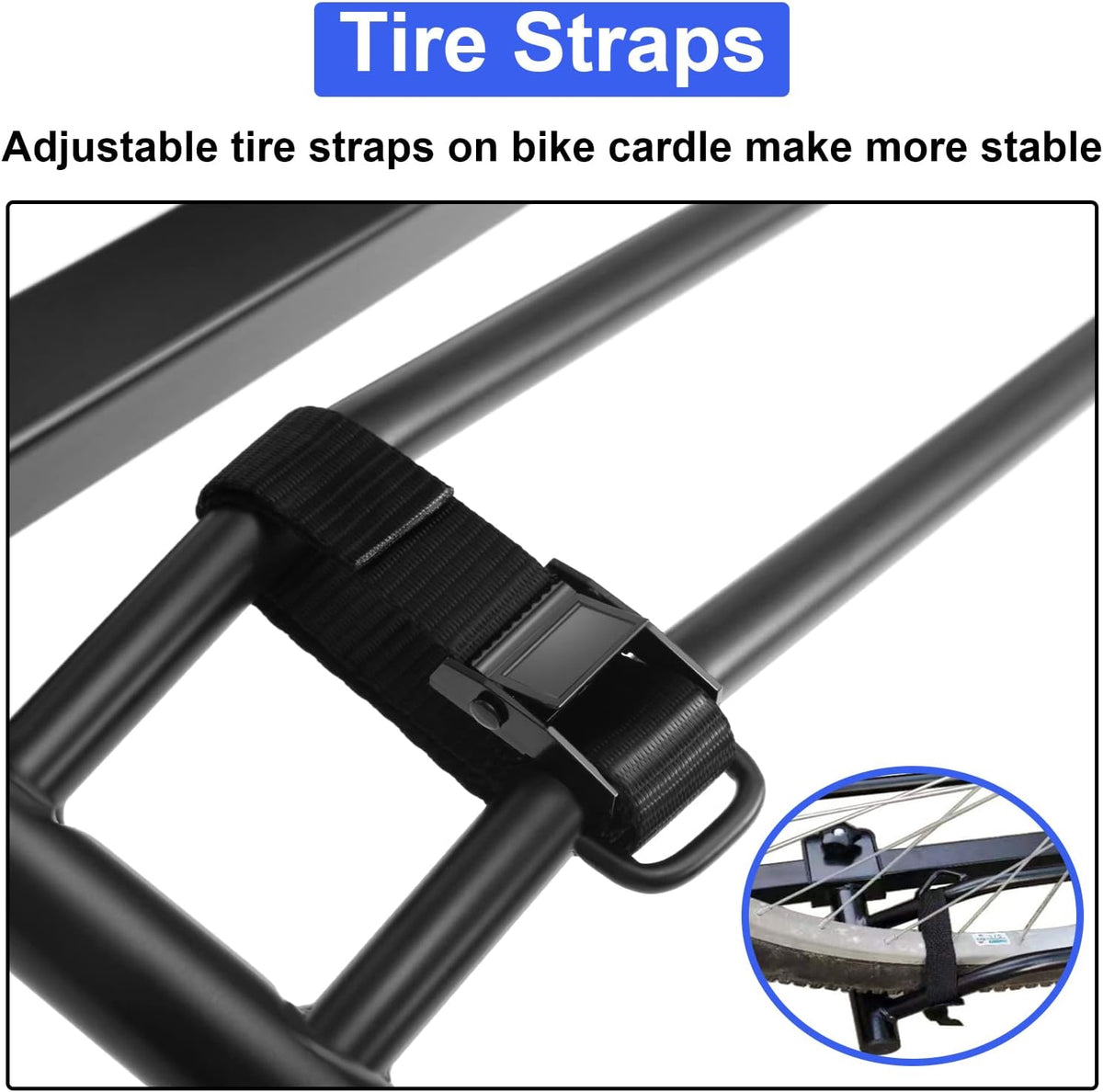 Foldable 4 Tray Hitch Mount Bike Rack A7743