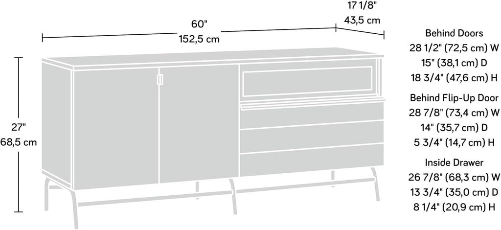 Black Credenza N170