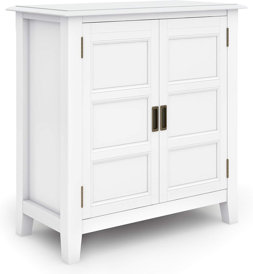 White 30 inch Wide 2 Door Low Storage Cabinet E37837