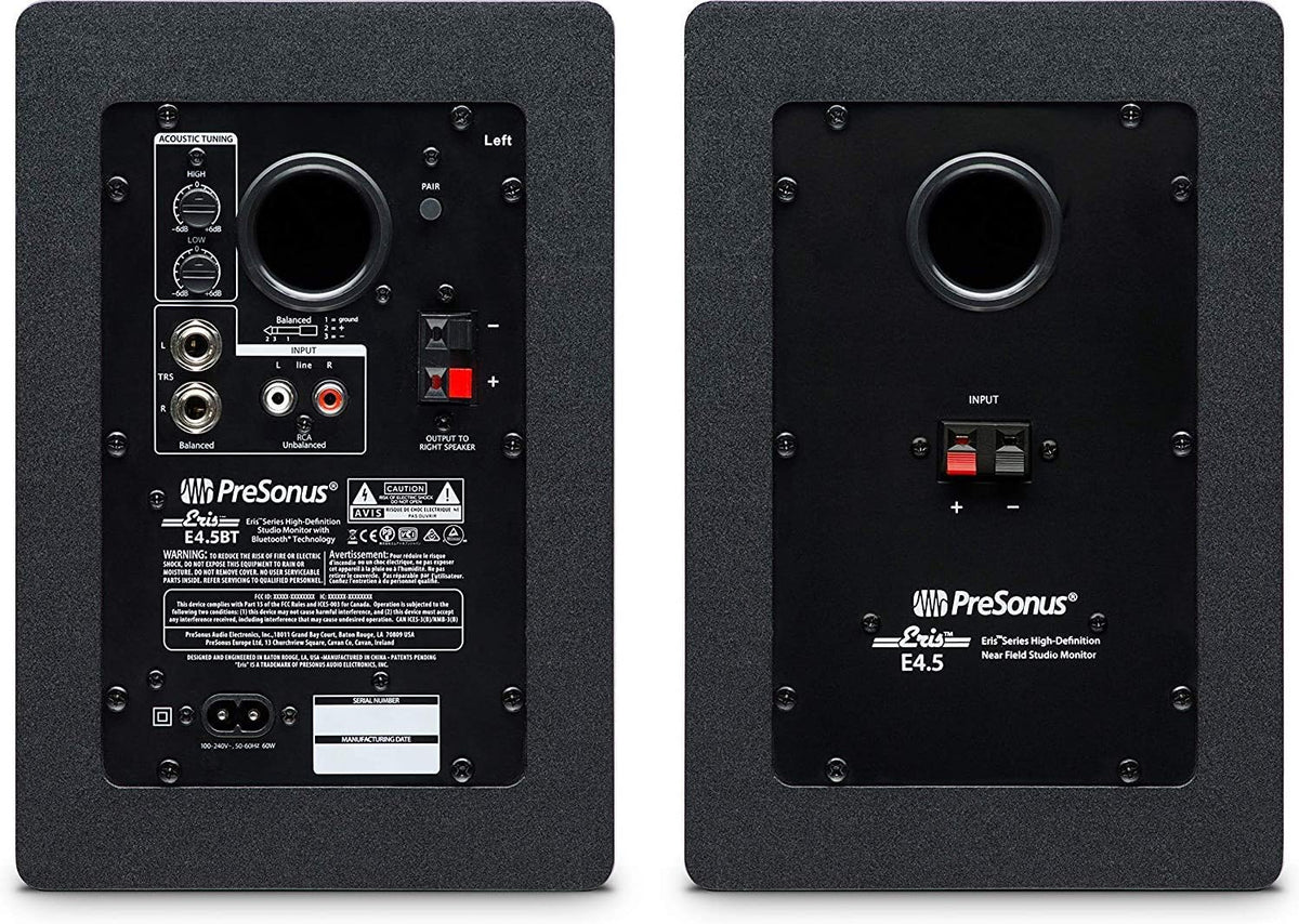 Audio Interface with Studio Monitors and Instrument Cable U315718