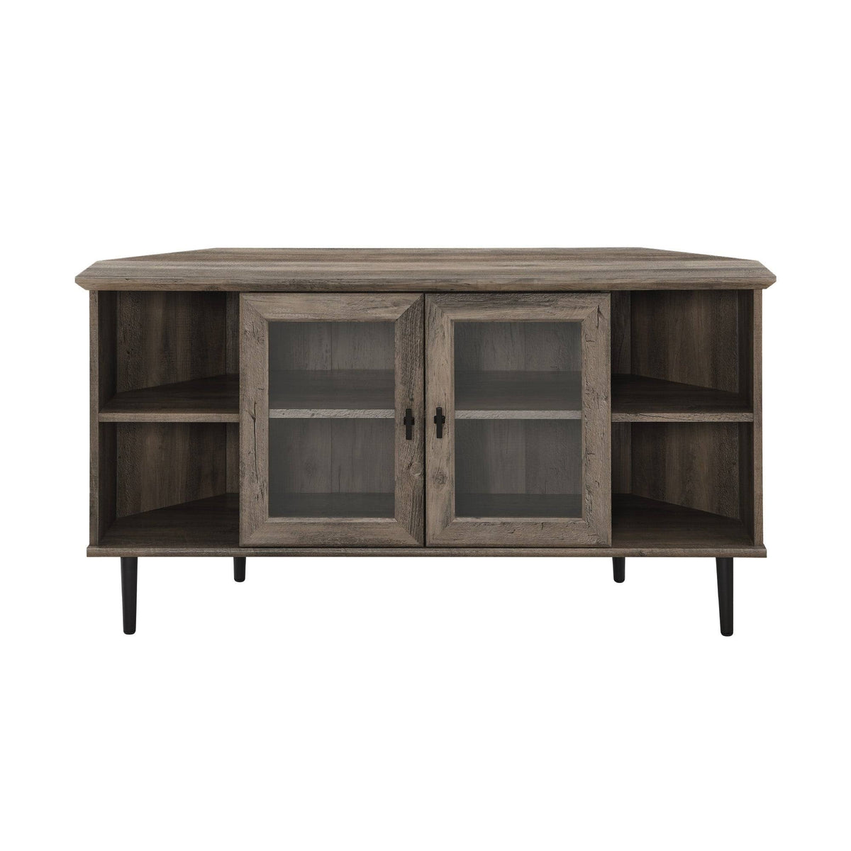 48-Inch Glass Door Corner TV Console D12742