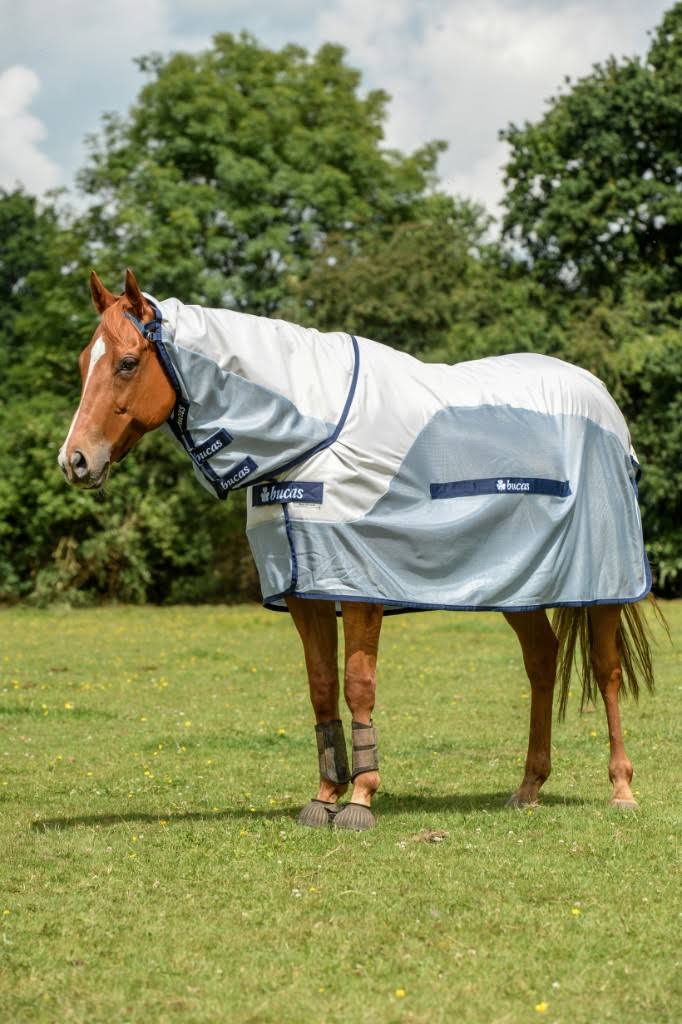 Silver Blue Full Neck Rain Sheet K73031