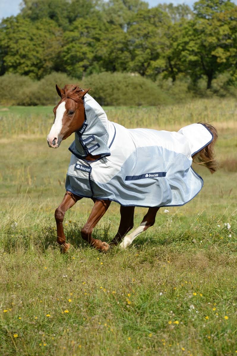 Silver Blue Full Neck Rain Sheet K73031