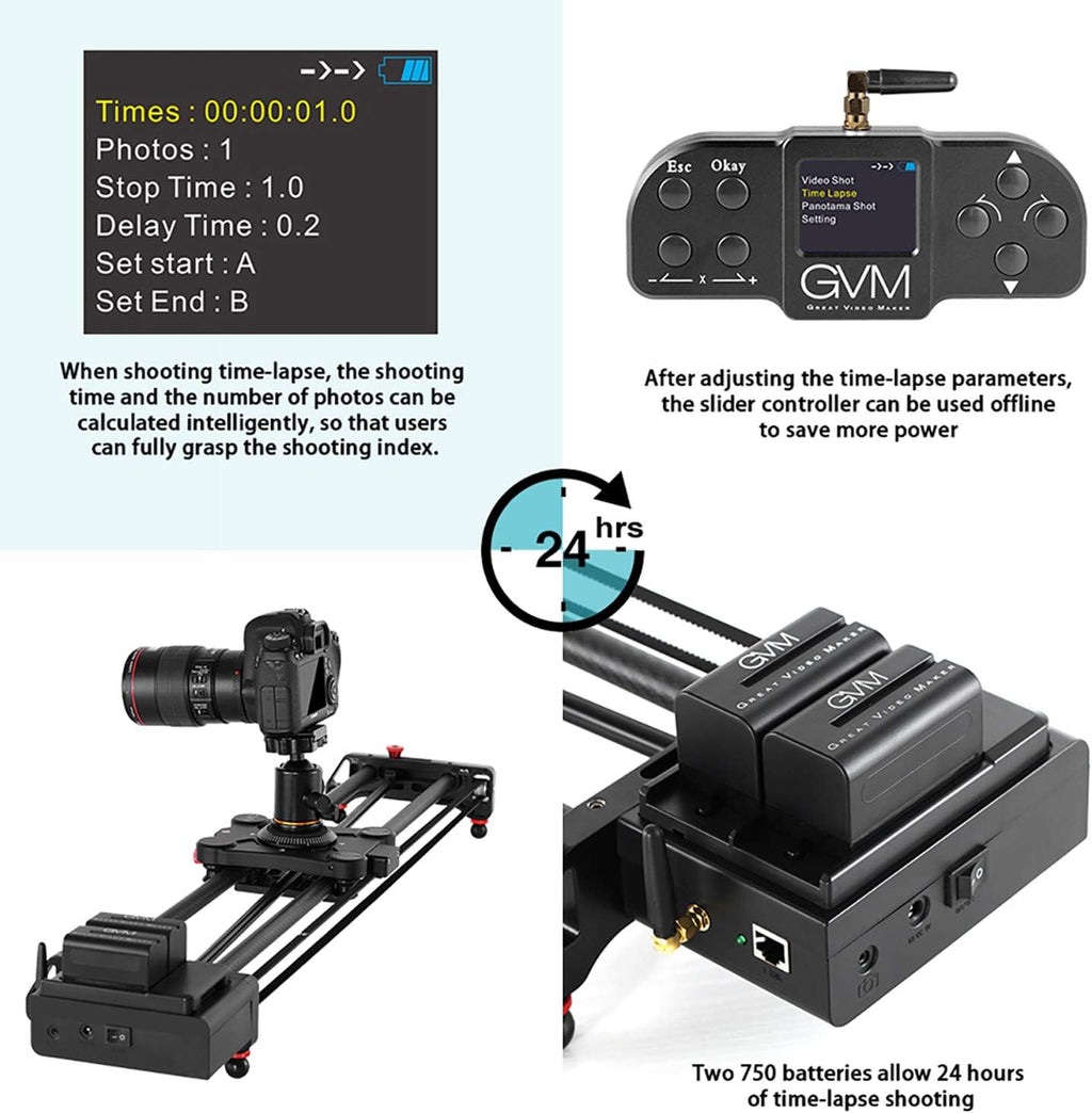 Carbon Fiber Motor Camera Slider Z519