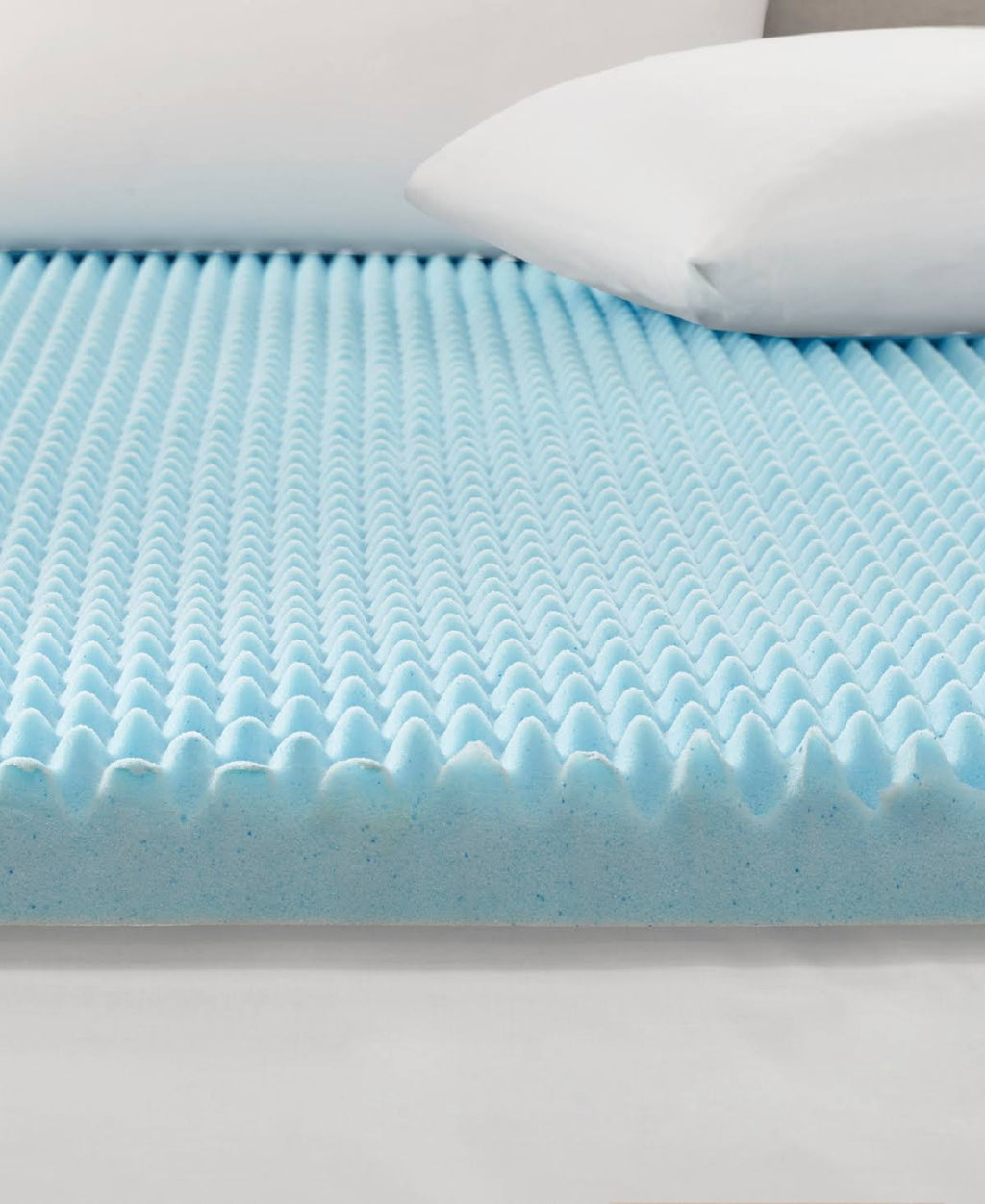 3-Inch Gel Memory Foam Topper Blue Cal King T248