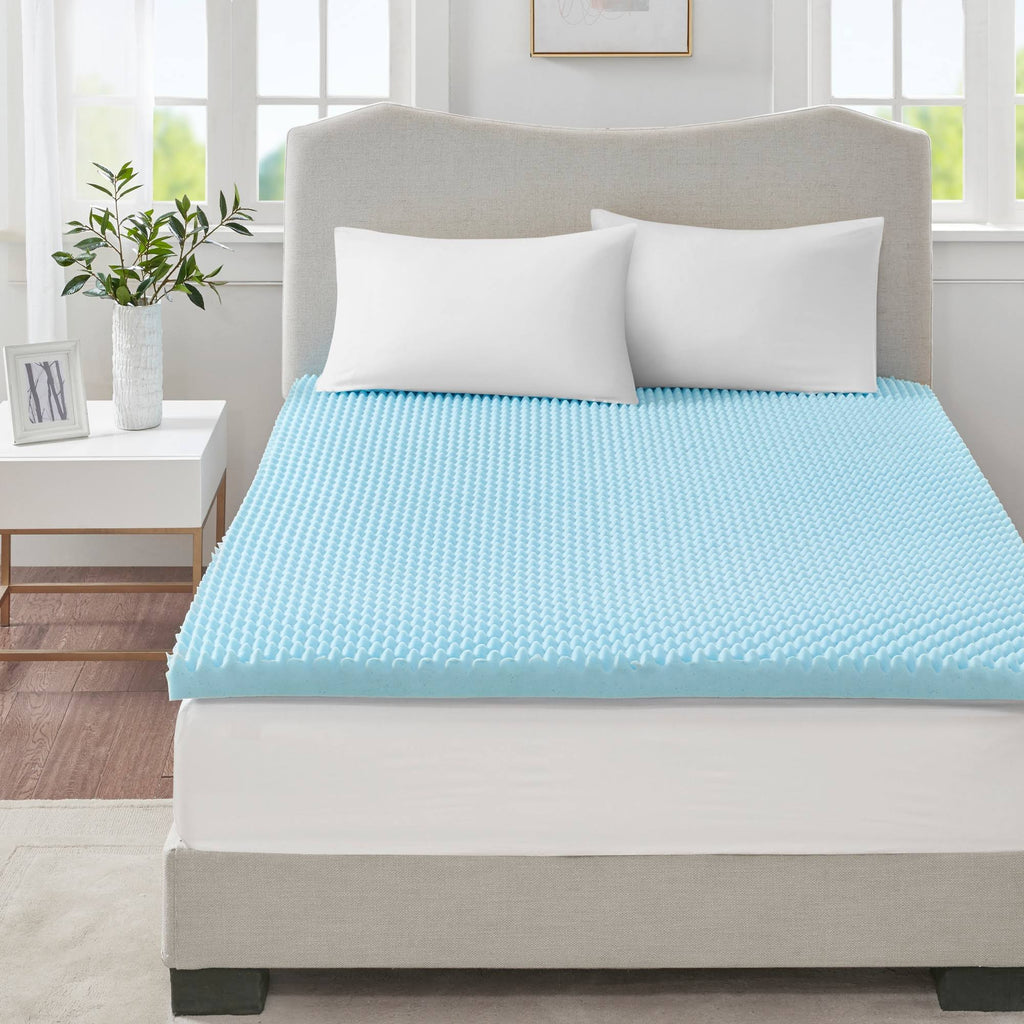 3-Inch Gel Memory Foam Topper Blue Cal King T248