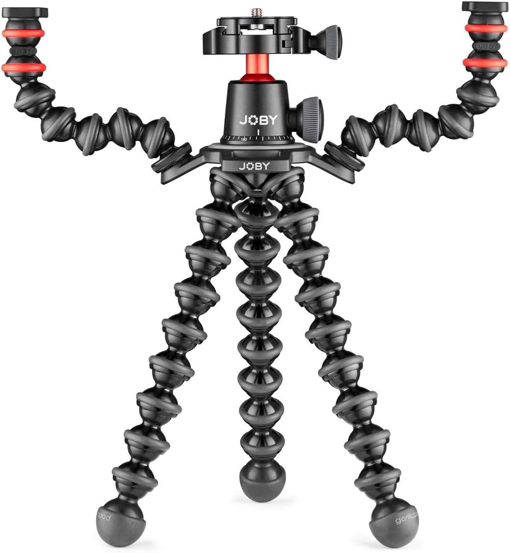 Black Tripod Stand with BallHead and 2 Arms N259