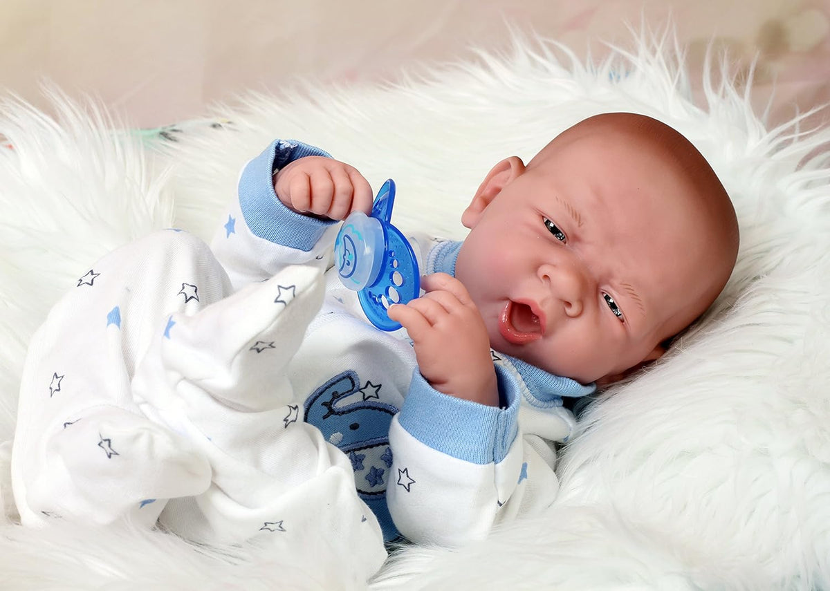 15” Washable Soft Vinyl Reborn Baby Boy Doll G7542