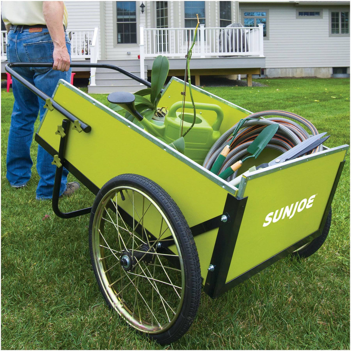 7 Cubic Foot Heavy Duty Garden & Utility Cart L8119