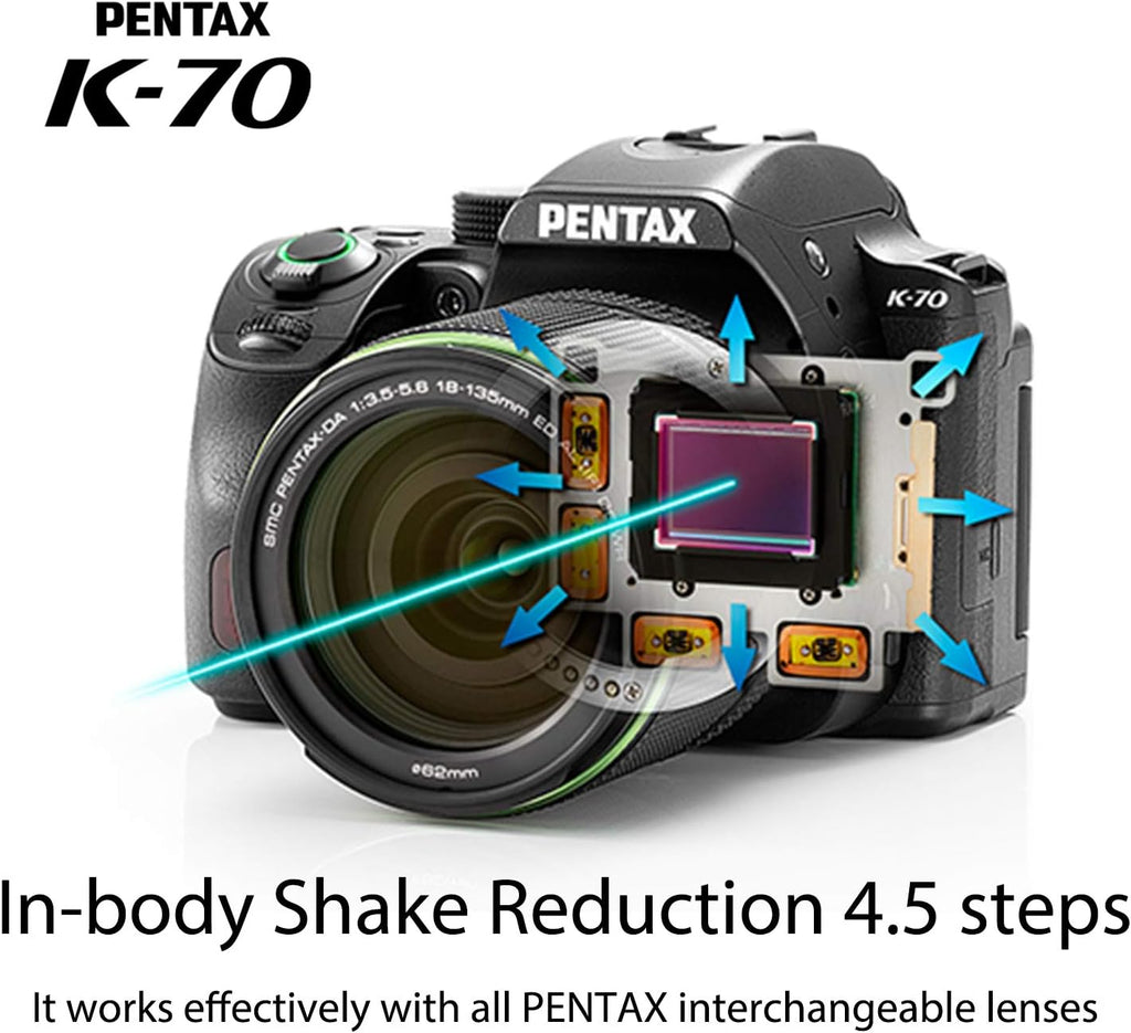 Weather-Sealed DSLR Camera with 18-135mm Lens N753