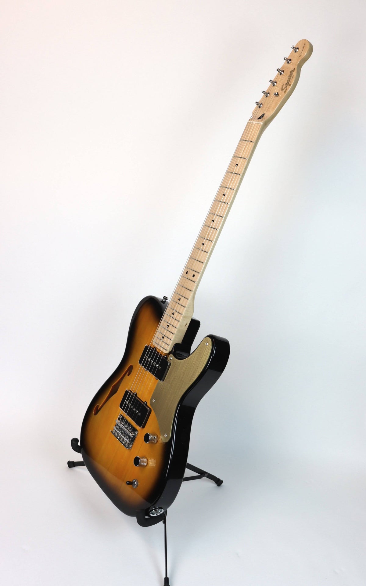 2-Color Sunburst Thinline Electric Guitar N7031