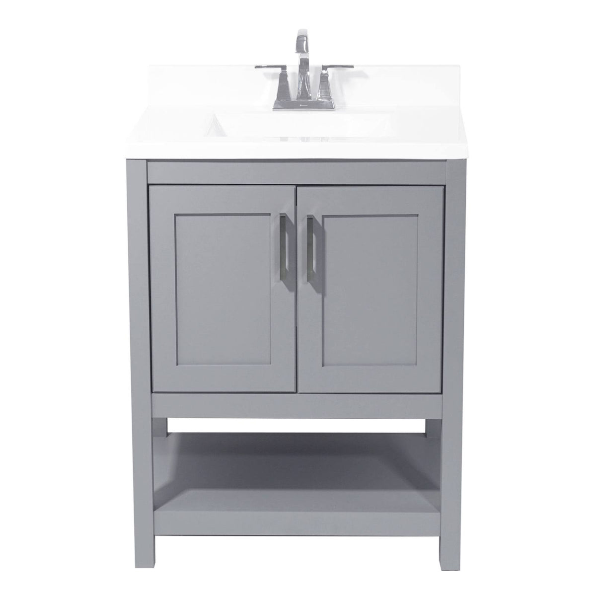 Bath Vanity with Cultured Marble or Quartz Stone Top J53714