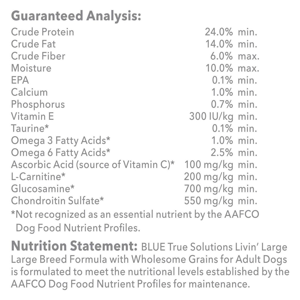 Natural Large Breed Adult Dry Dog Food S325842