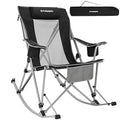 Camping Rocking Chairs Portable Folding BlackGery D78233