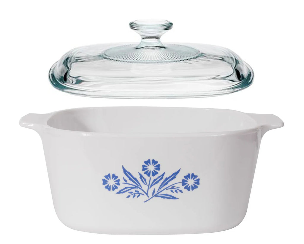 Blue Cornflower 3.0L Casserole with Glass Cover M29288