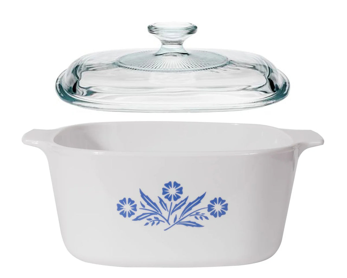 Blue Cornflower 3.0L Casserole with Glass Cover M29288