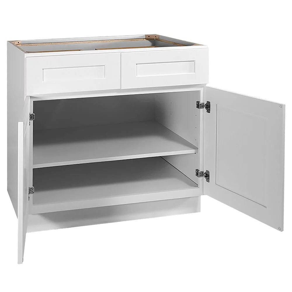White Shaker Base Kitchen Cabinet 36x34.5x24 H398752