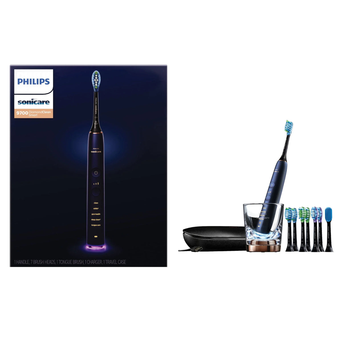 Lunar Blue Rechargeable Electric Toothbrush I957
