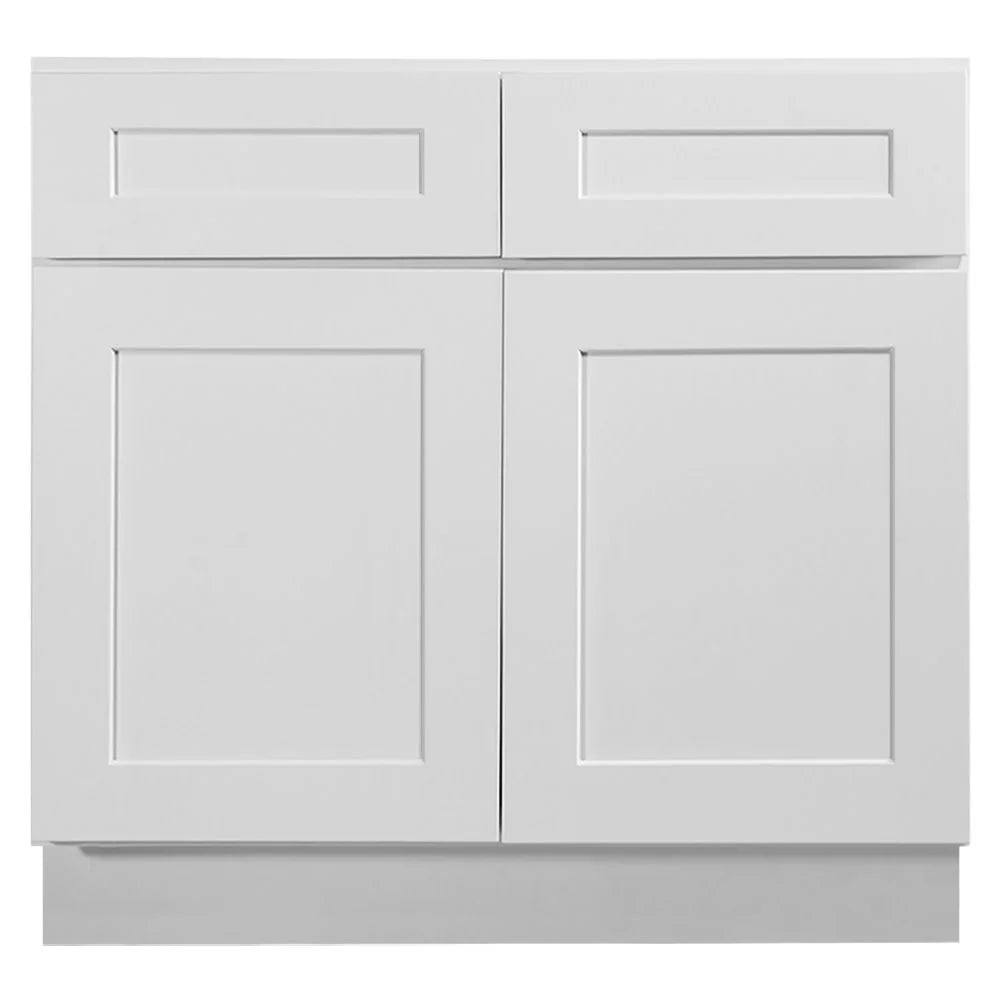 White Shaker Base Kitchen Cabinet 36x34.5x24 H398752