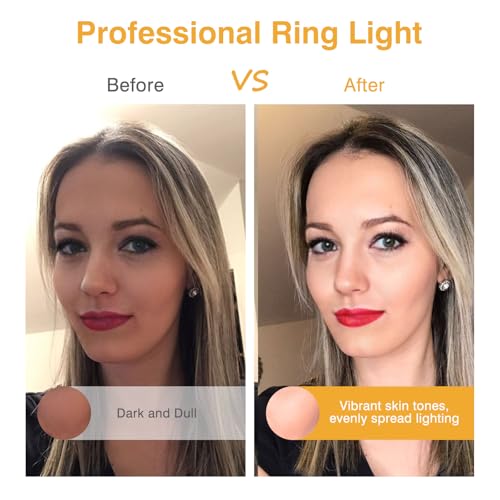 Rechargeable 60 LED Clip on Ring Light V75649