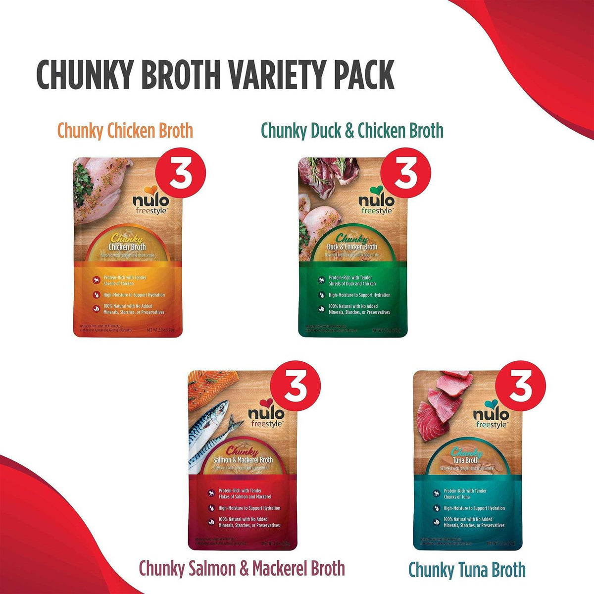 Grain-Free Cat Food Variety Pack X21345