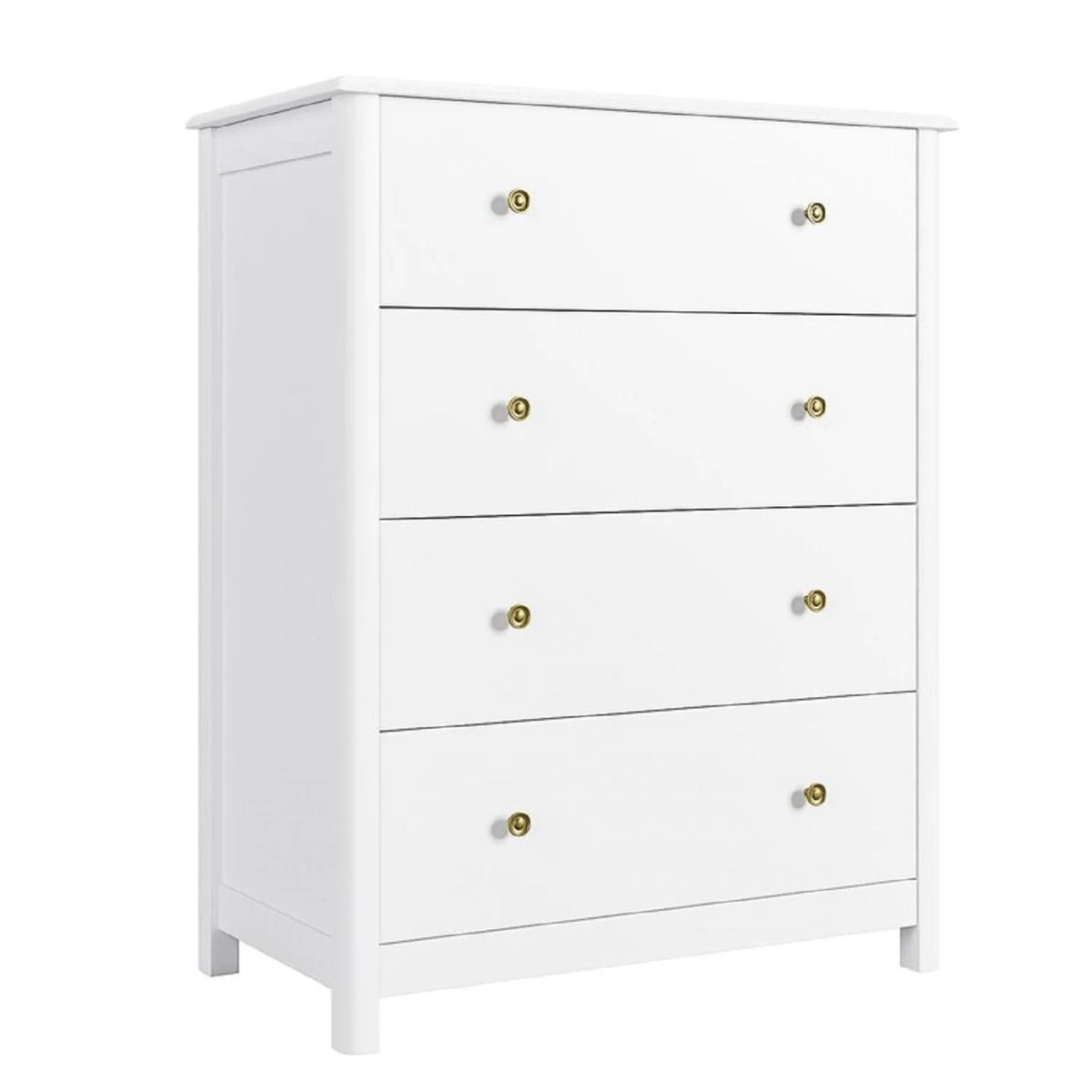 White 4 Drawer Dresser O3392