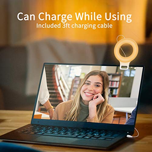 Rechargeable 60 LED Clip on Ring Light V75649