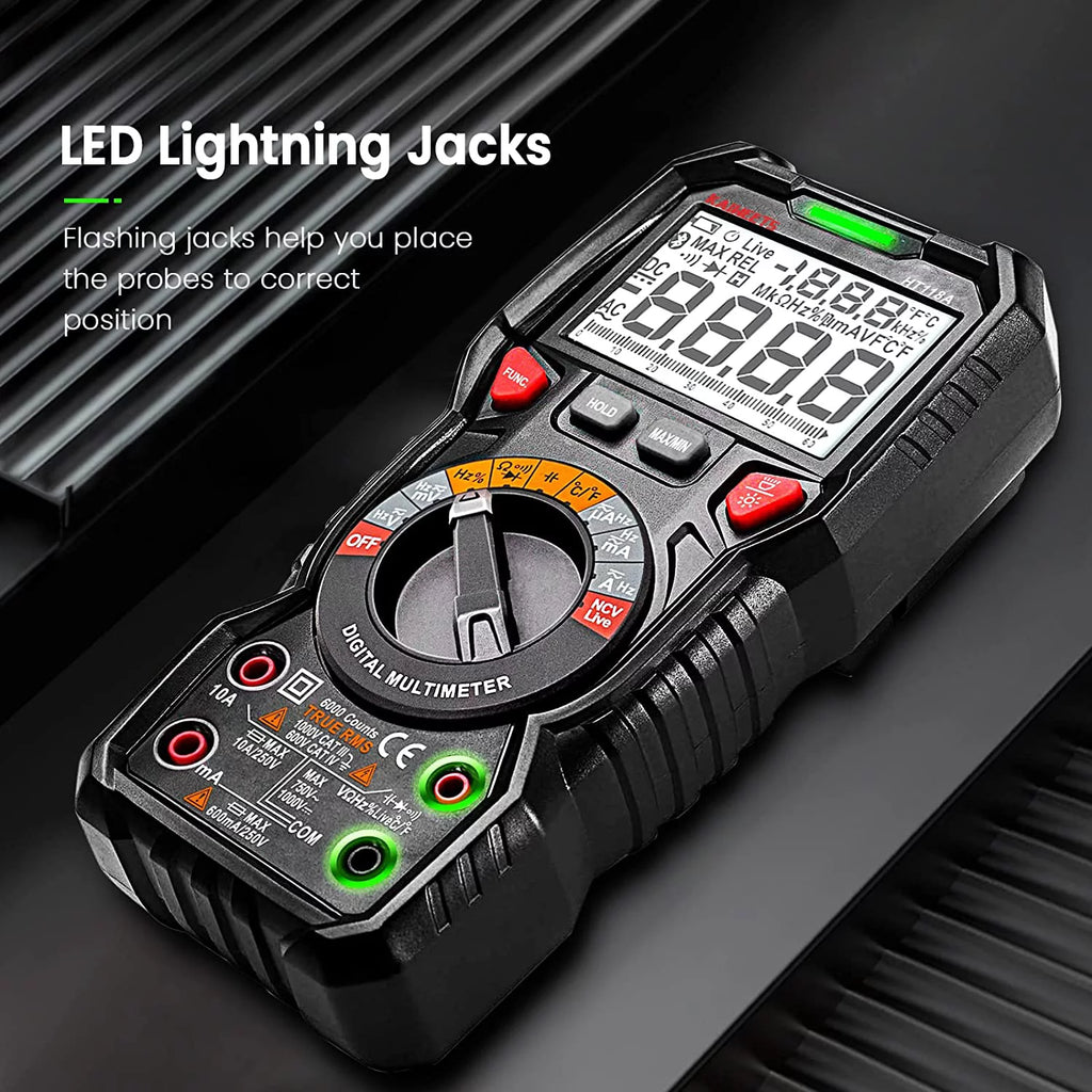 Auto-Ranging Digital Multimeter TRMS 6000 Counts V9940