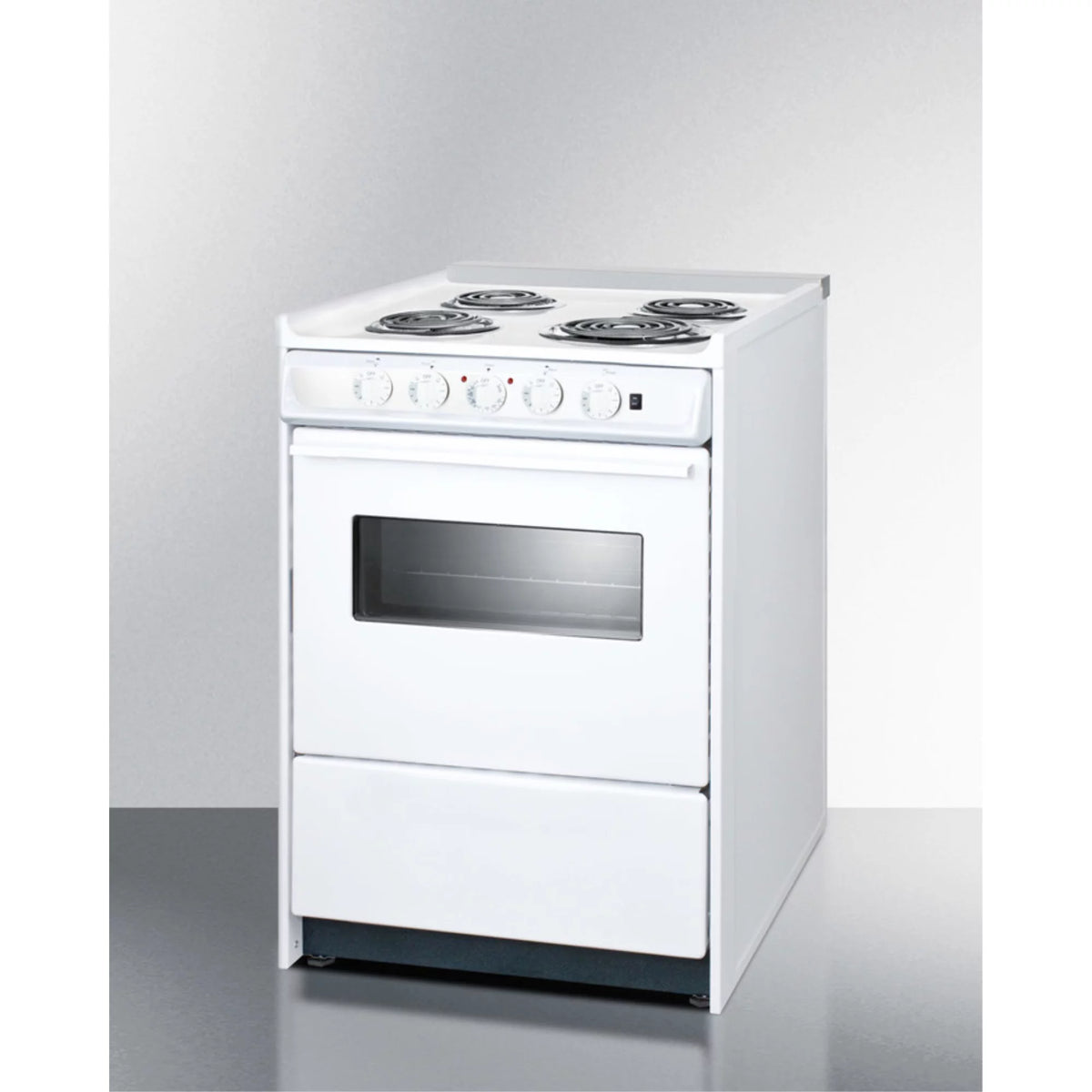 24" Electric Coil Top Range with Oven Window Q2681