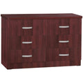 6 Drawer Engineered Wood Dresser in Mahogany A923877