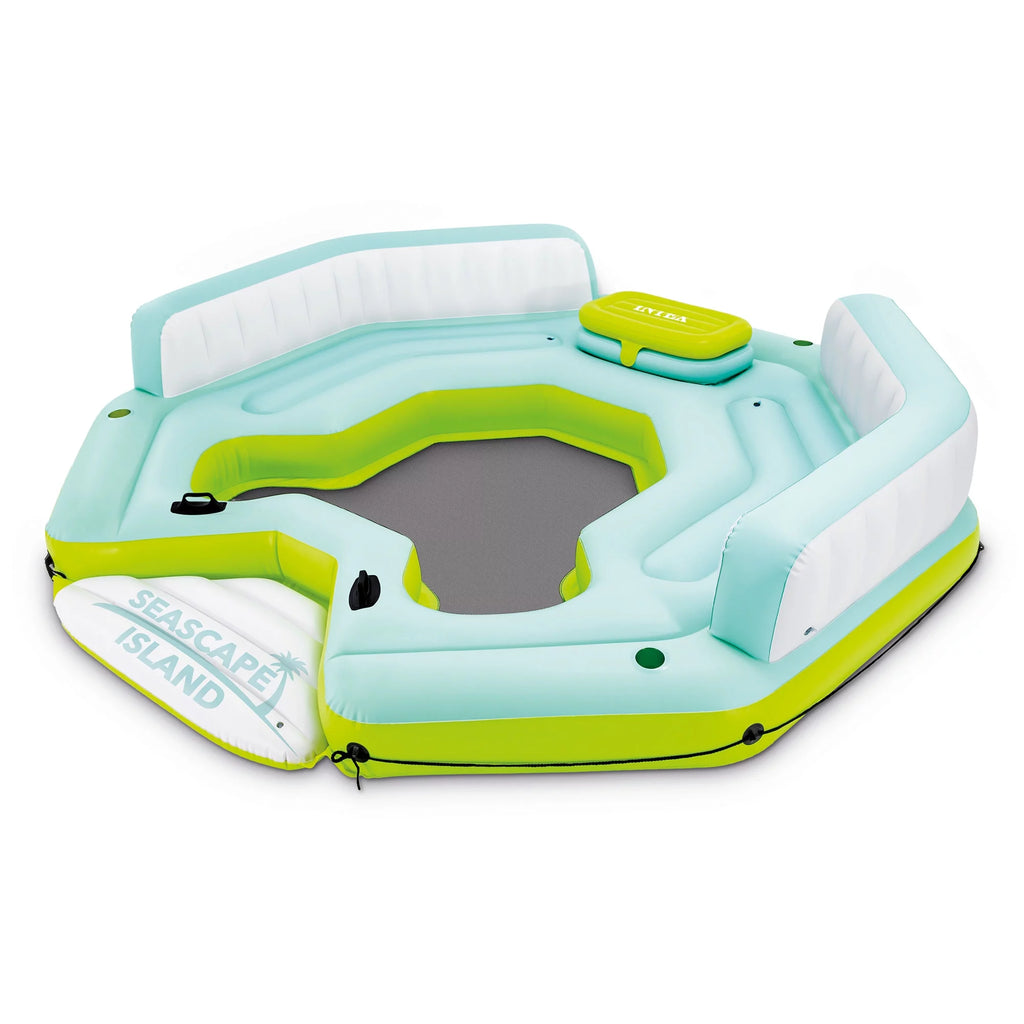 Inflatable Water Lounge with Built In Cooler and Backrests J7774
