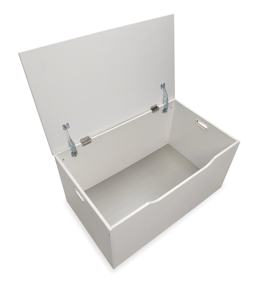White Wooden Toy and Storage Box J533833