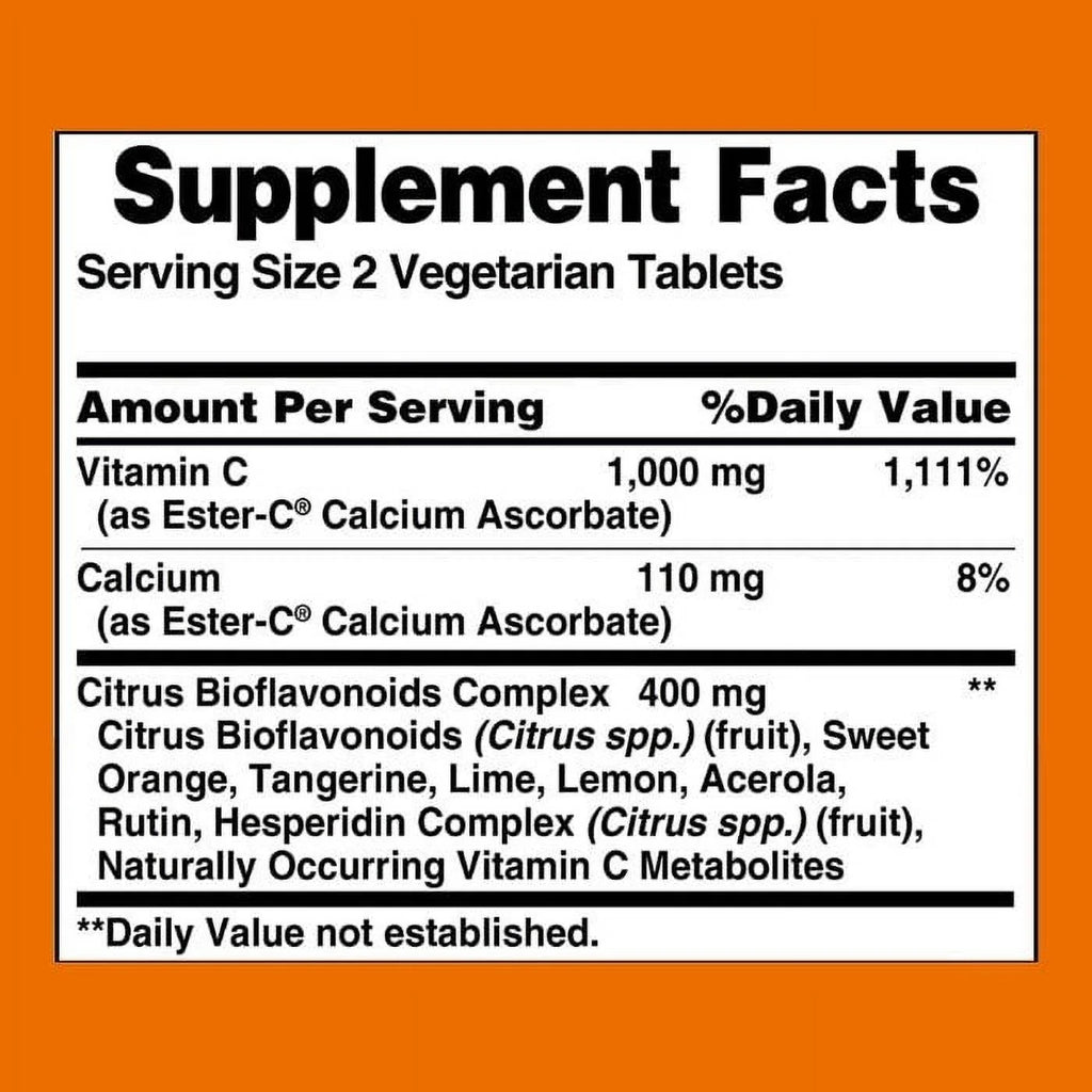 Ester-C 500 mg Veg Tabs Z32564