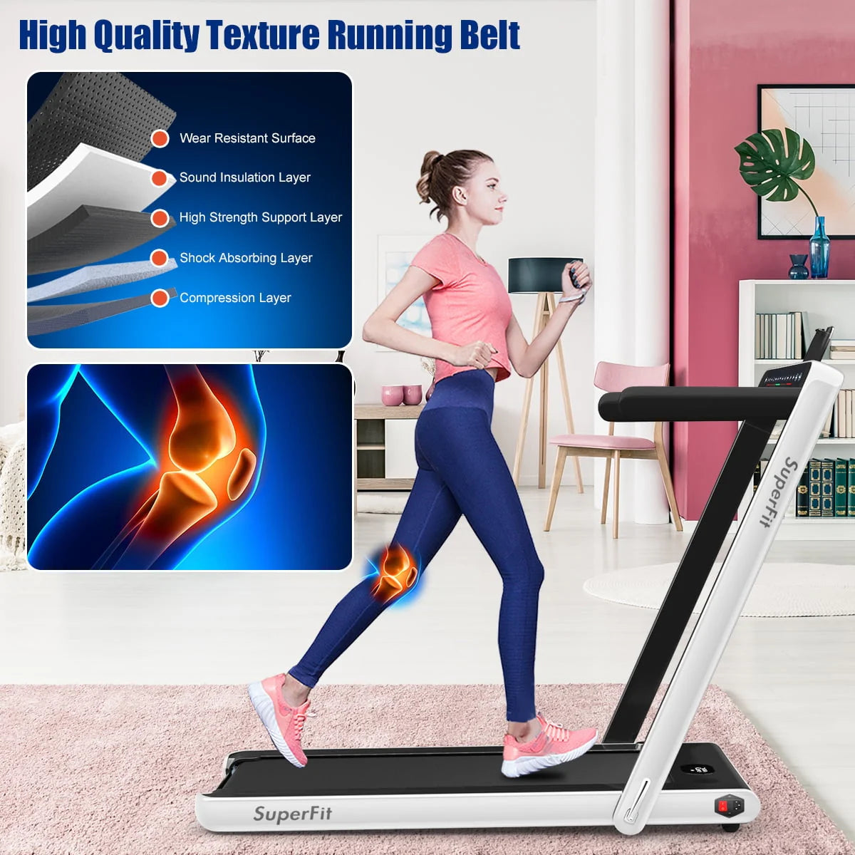 2 in 1 Folding Treadmill Q35039