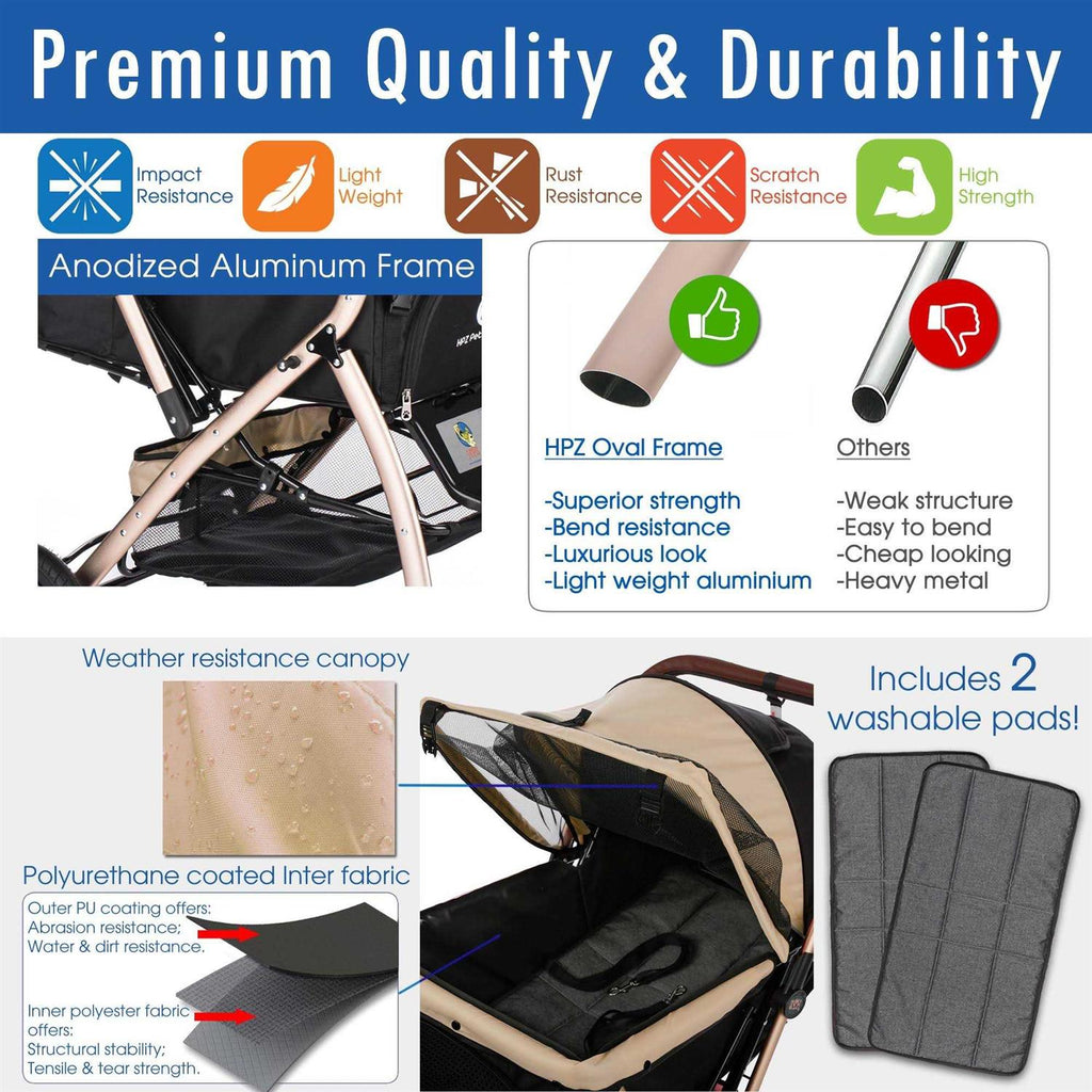 Extra Long Pet Stroller M2560