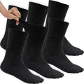 Cotton Diabetic Socks Size 13-15 6 Pair Non Binding Seamless Loose Fit T966