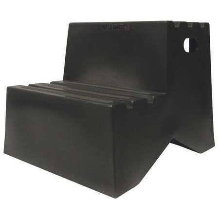 Black 2 Steps Plastic Step Stand T7424