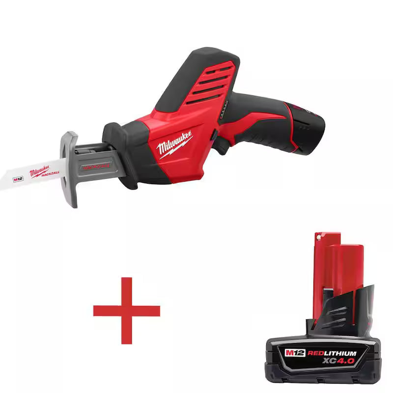 12V Cordless Reciprocating Saw Kit with 4.0Ah Battery V5220