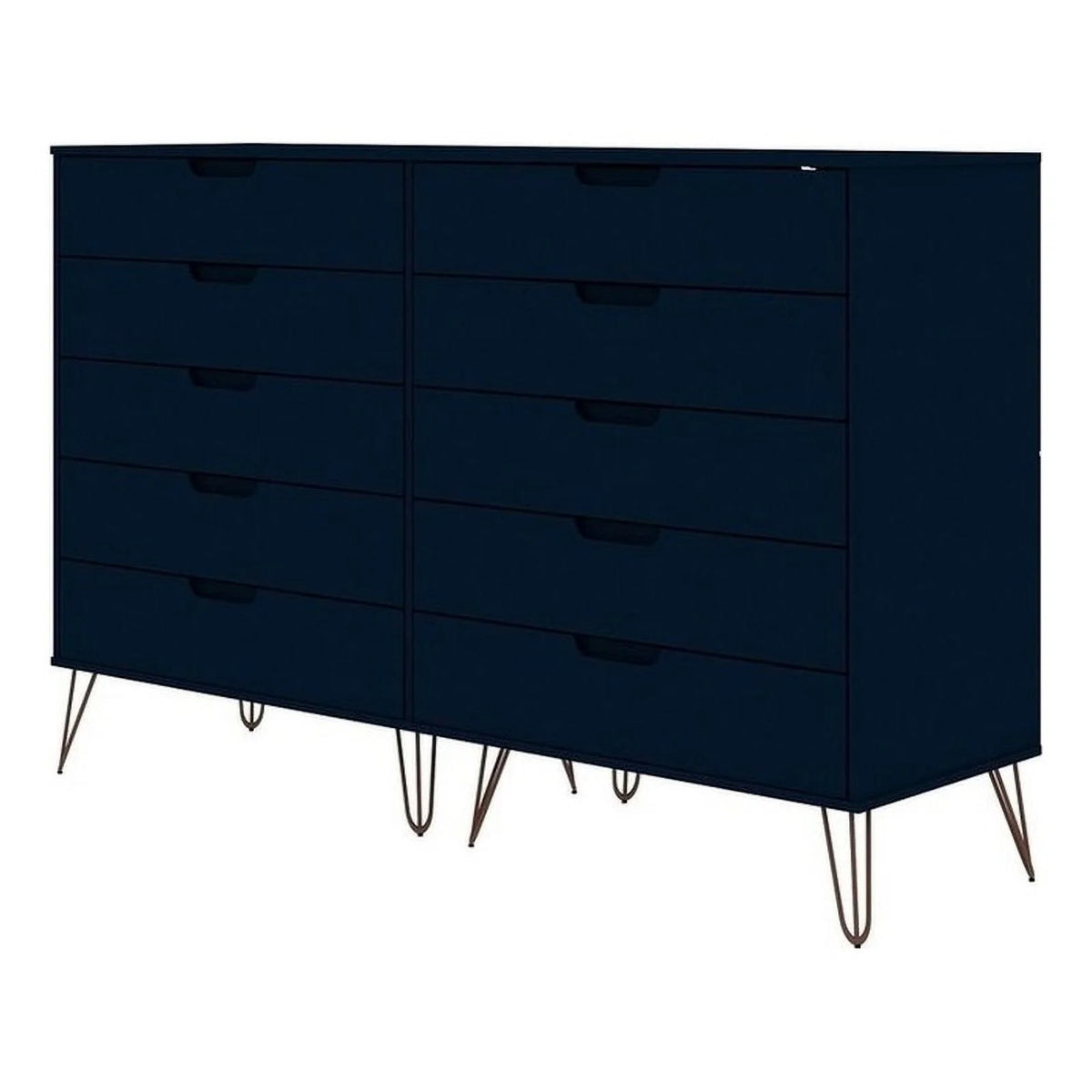 10 Drawer Contemporary Wood Dresser H8209