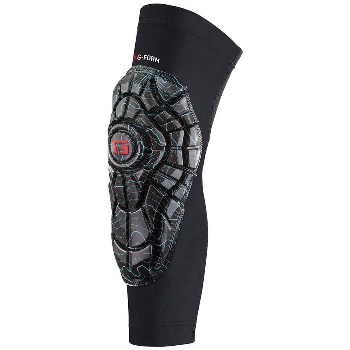 Black Teal Knee-Shin Guards D68687