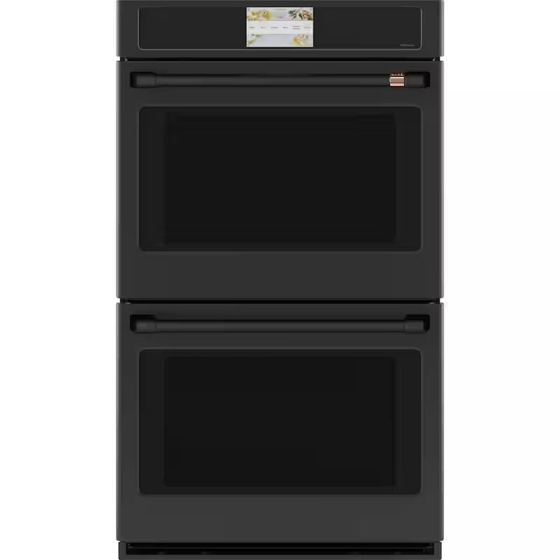 Flat Black Double Wall Oven Handle Kit E743140